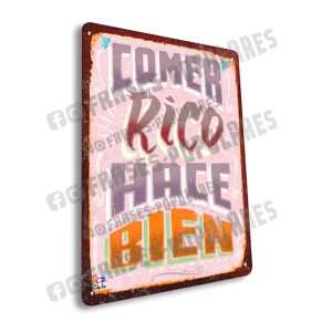 Comer rico hace bien.