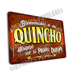 Quincho Dueño (letrero color café)