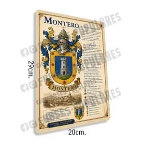 Escudo Heráldico Montero (Ejemplo)