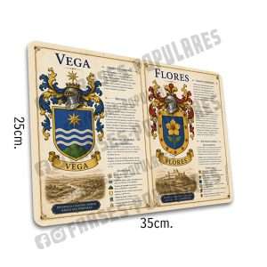 Escudo Heráldico Vega-Flores  (Ejemplo)